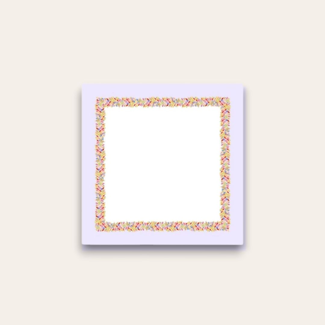 AWDH x DJPCo Lightest Lilac & Confetti Garland Paper Coaster