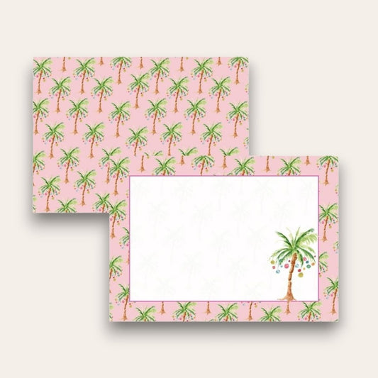 AWDH x DJPCo Palm Tree Christmas Stationery Set (Pink)