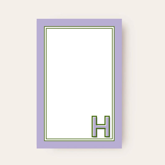 AWDH x DJPCo Lilac & Green Skinny Chunk Notepad