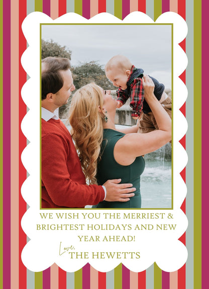 AWDH x DJPCo Merry & Bright Squares Holiday Card (MultiColor)