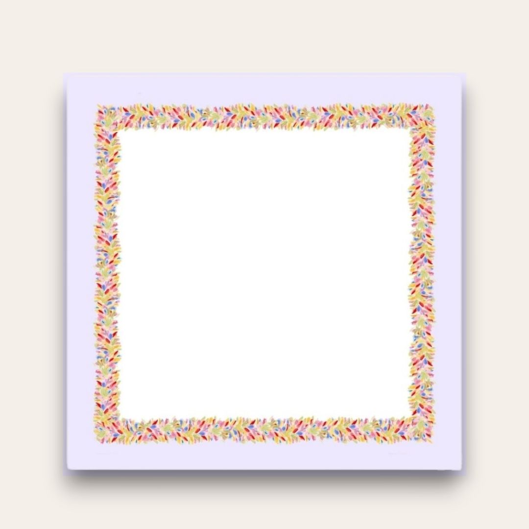 AWDH x DJPCo Lightest Lilac & Confetti Garland Big Chunky Notepad