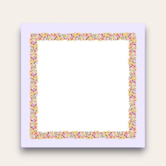 AWDH x DJPCo Lightest Lilac & Confetti Garland Big Chunky Notepad