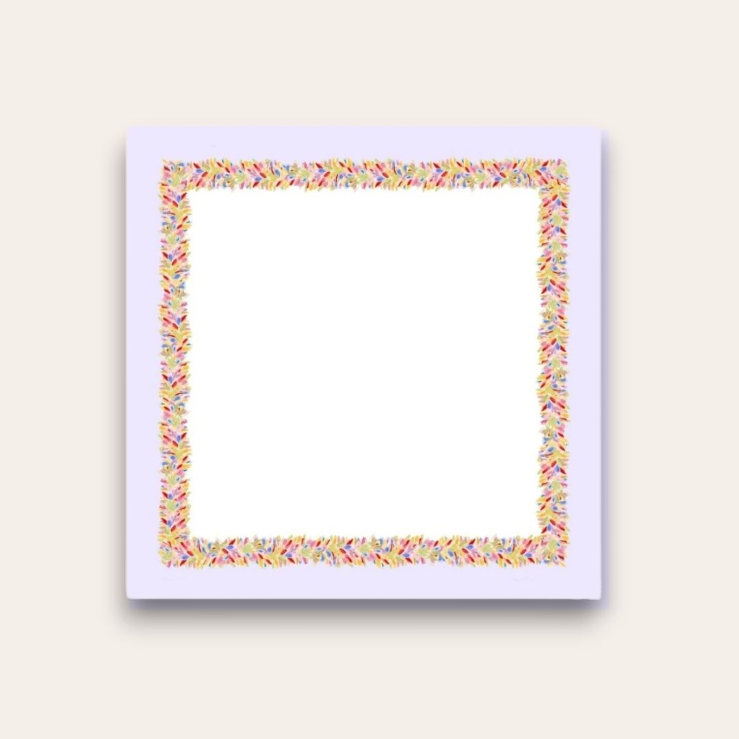 AWDH x DJPCo Lightest Lilac & Confetti Garland Baby Chunk Notepad