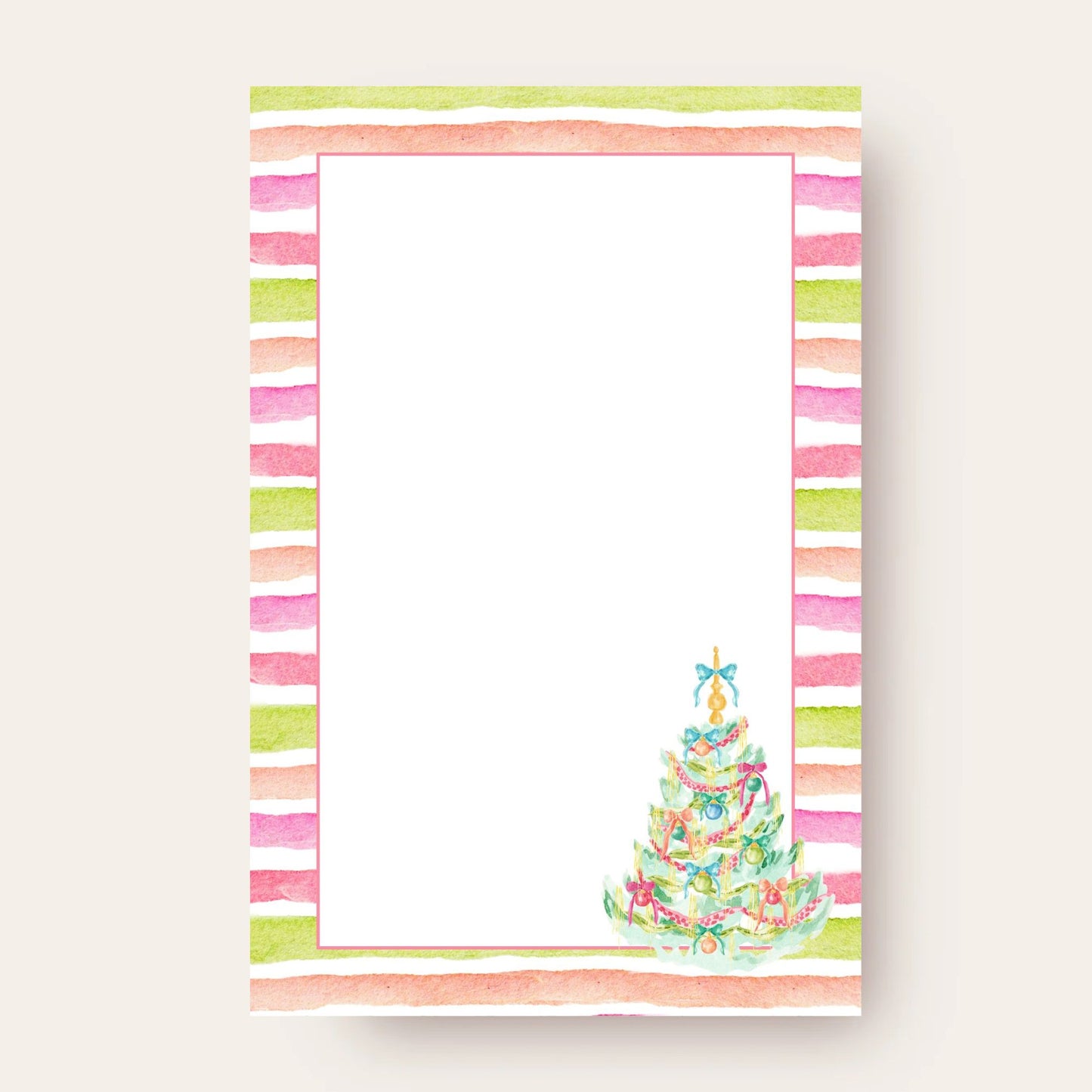 Lisa Frank Does Christmas Skinny Chunk Notepad