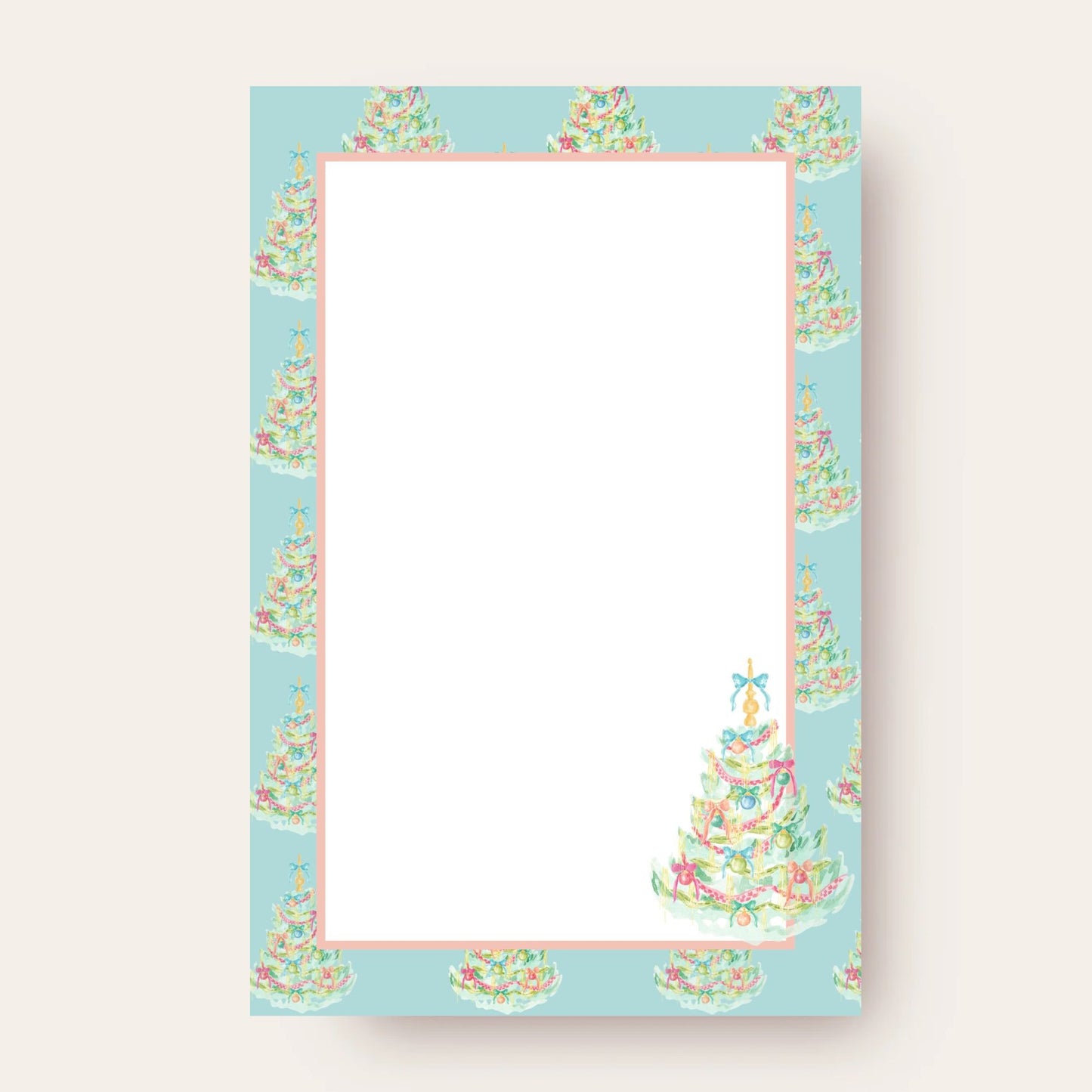 Happiest Christmas Tree Skinny Chunk Notepad