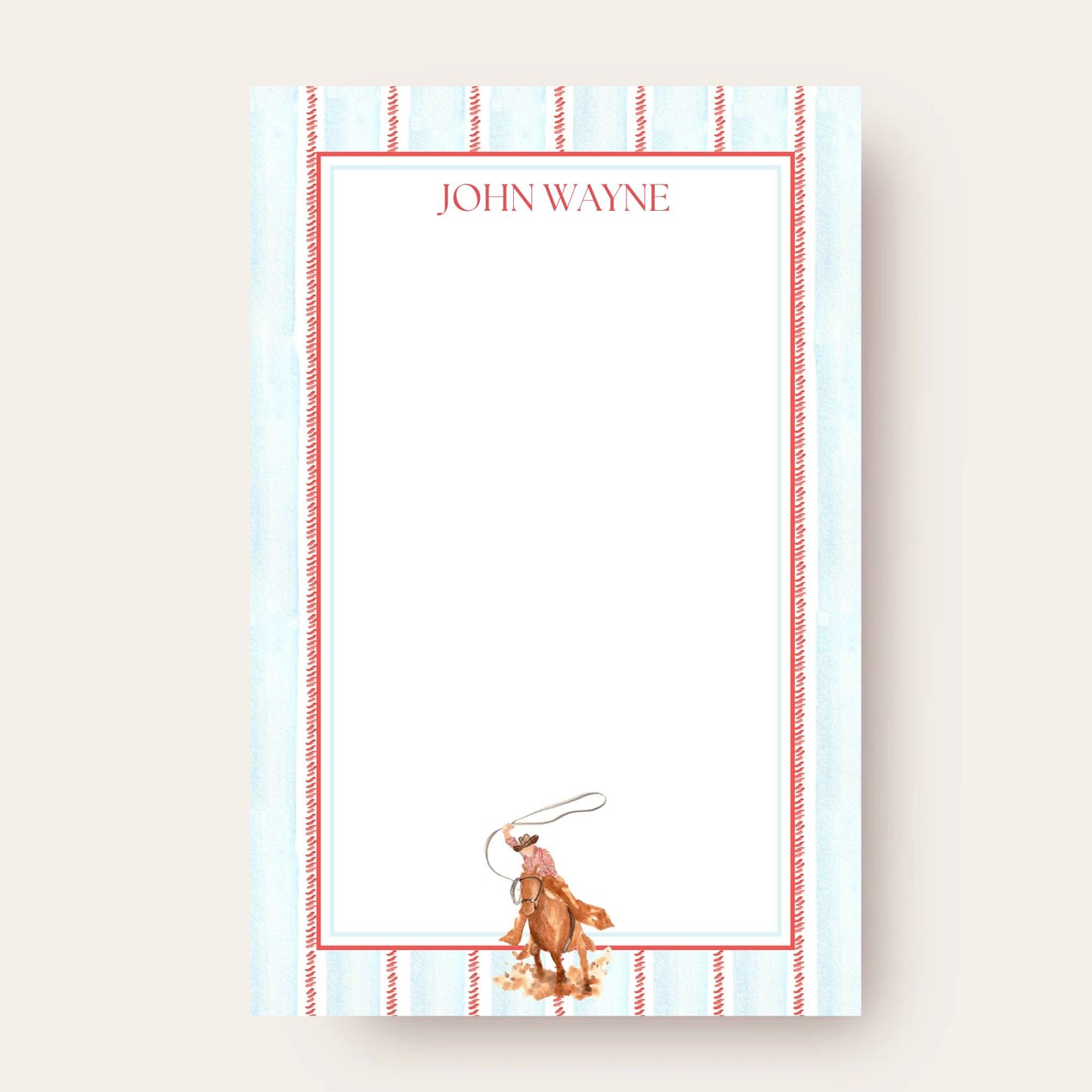 The Cowboy Skinny Chunk Notepad