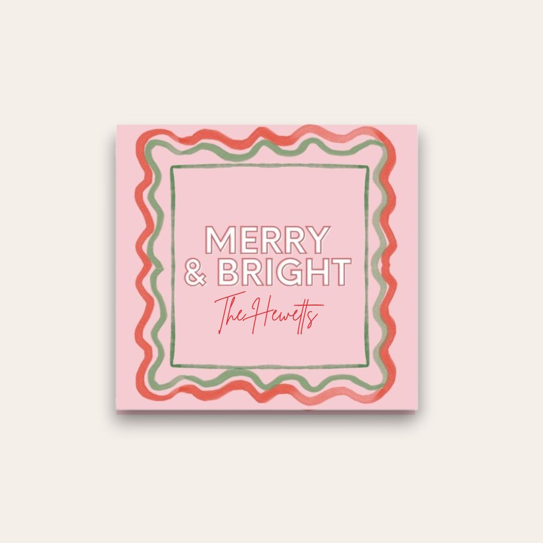 AWDH x DJPCo Scallopped Squiggles Paper Coaster