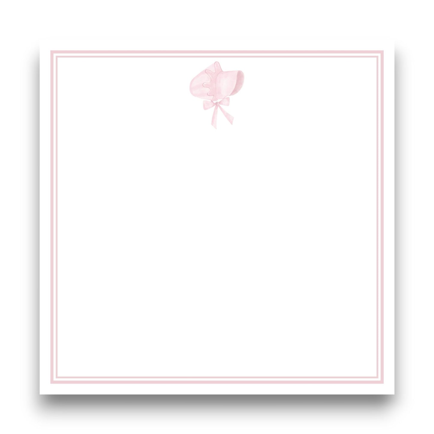 Pink Bonnet Big Chunky Notepad