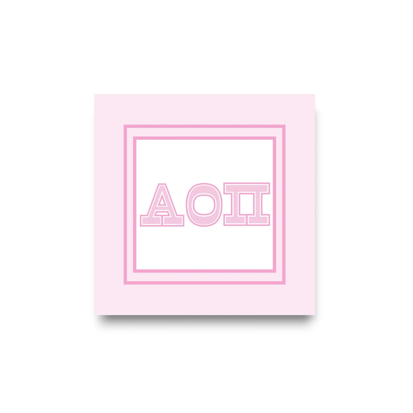 Sorority Paper Coasters