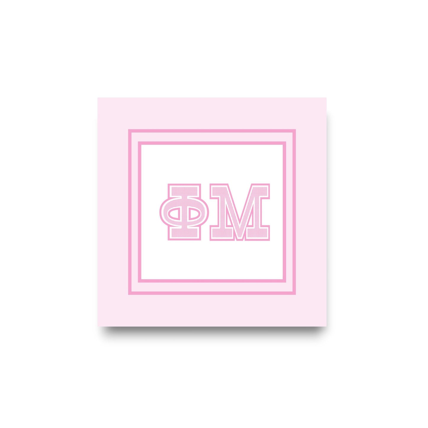 Sorority Paper Coasters