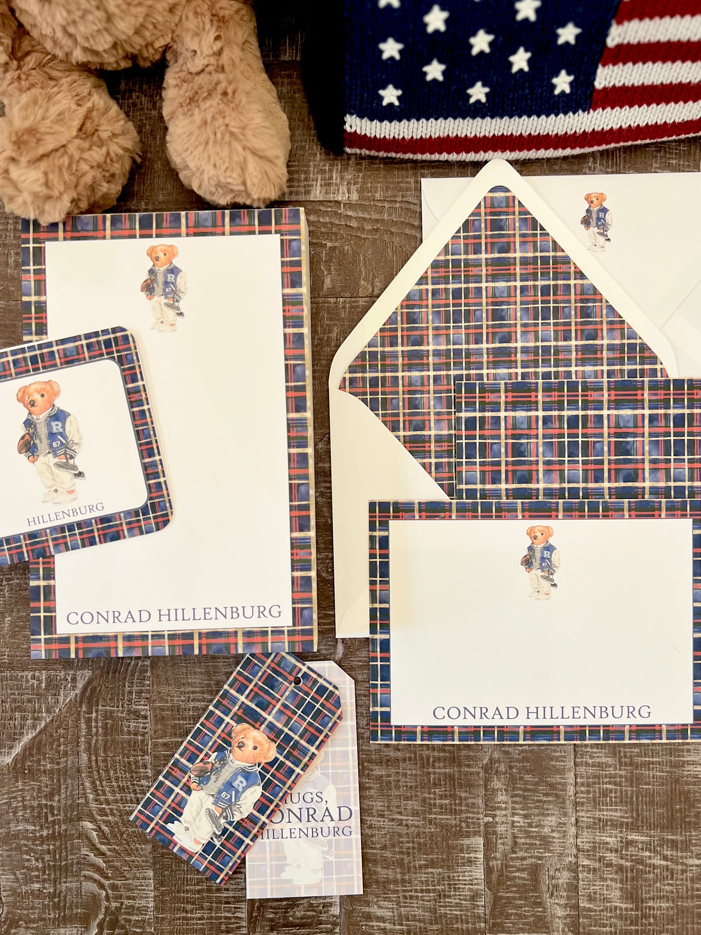 Conrad's Teddy Bear Big Gift Tags