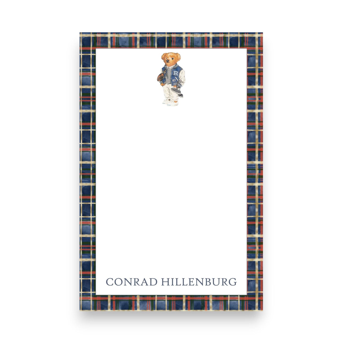 Conrad's Teddy Bear Skinny Chunk Notepad