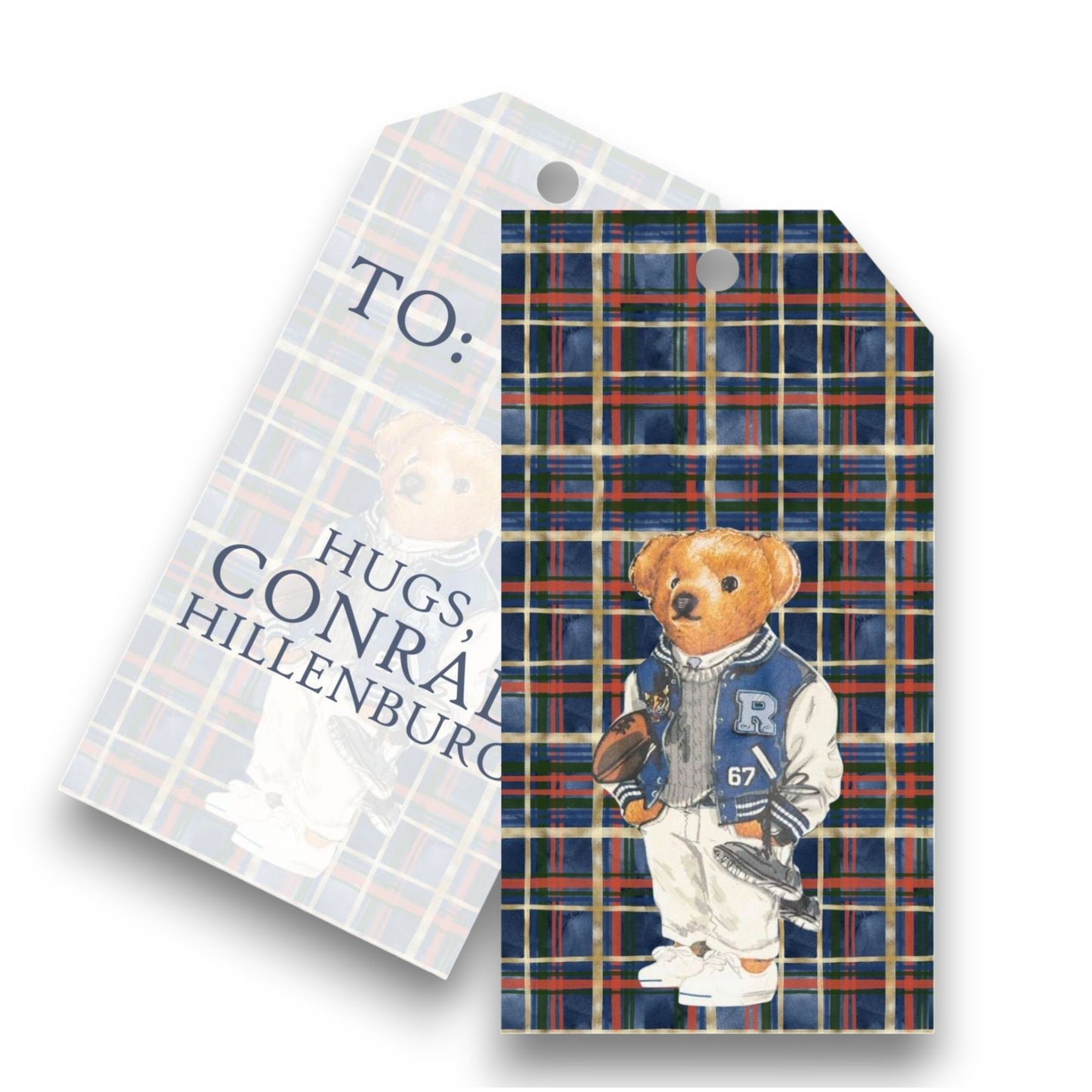 Conrad's Teddy Bear Big Gift Tags