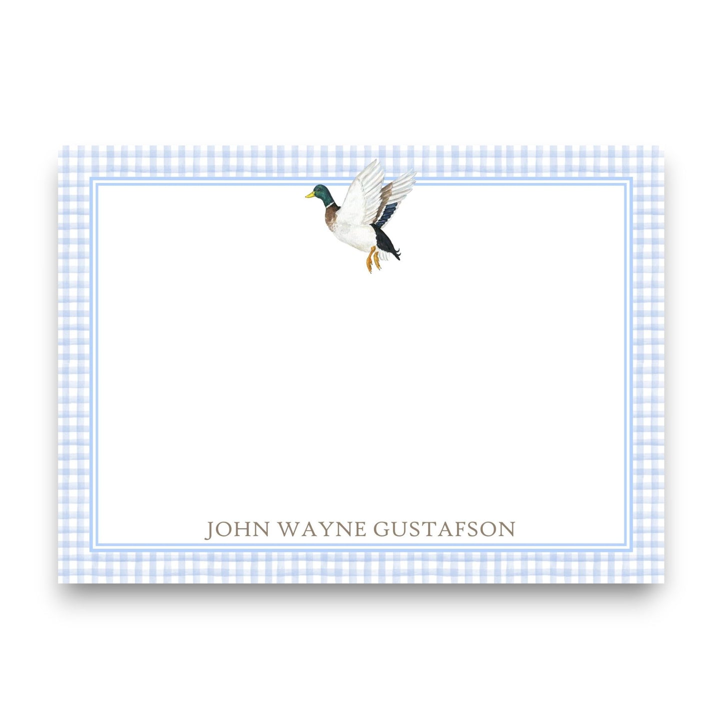 John's Personal Duck Stationery Set