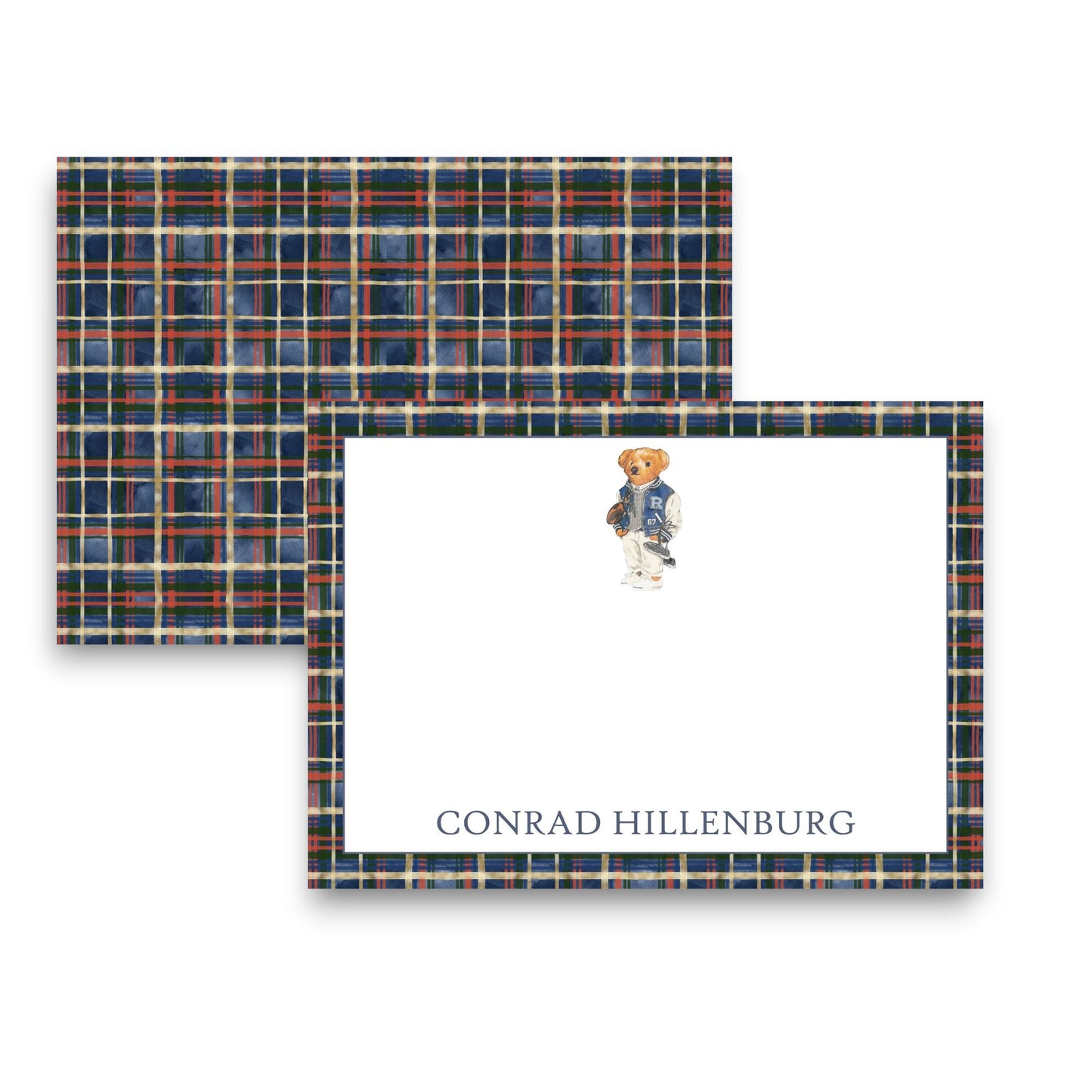 Conrad's Teddy Bear Stationery Set