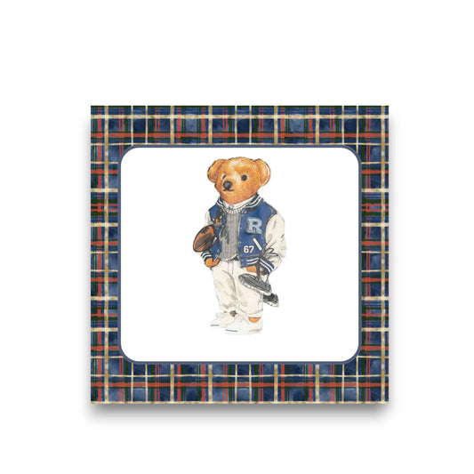 Conrad's Teddy Bear Paper Coaster