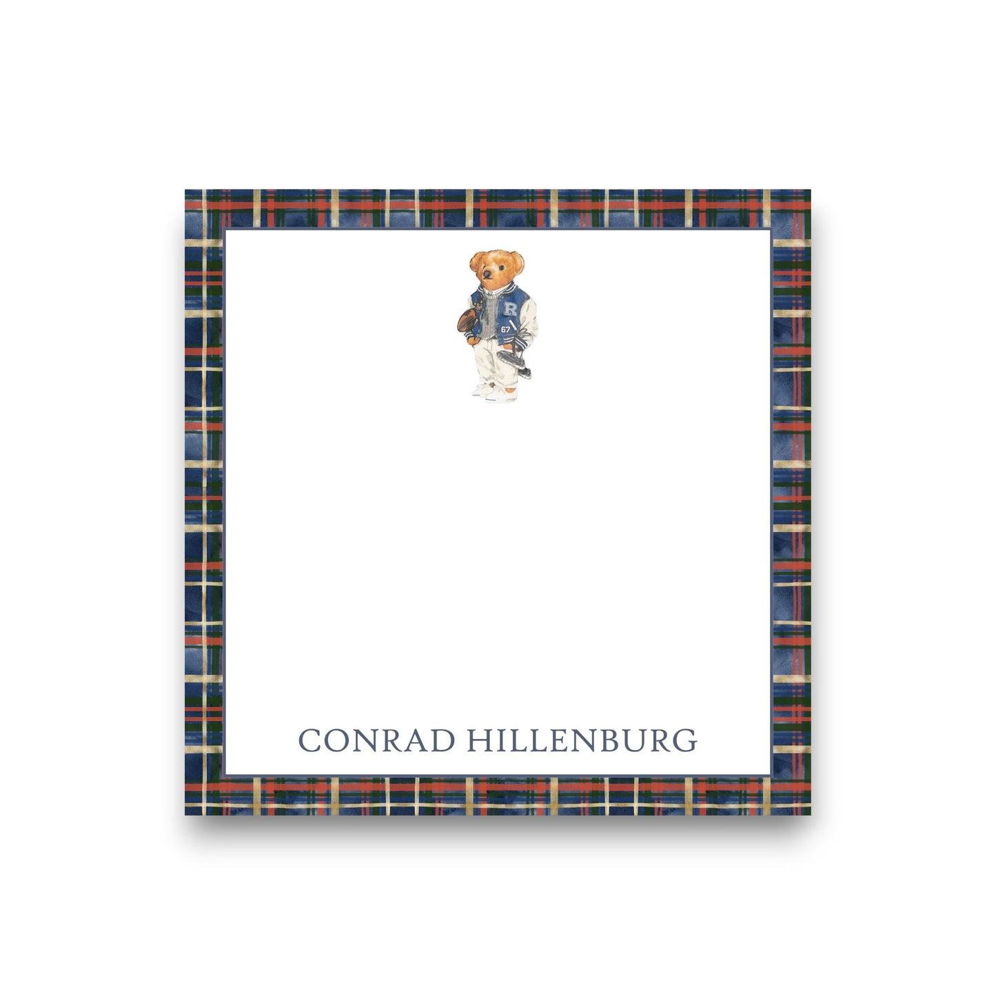 Conrad's Teddy Bear Baby Chunk Notepad